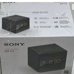 Sony ICF-C1 Alarm Clock Radio with Manual PRIORITY SHIPPING