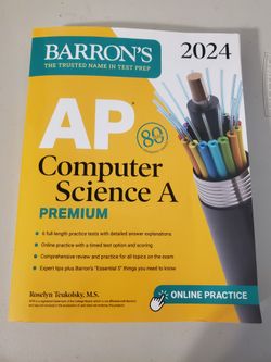 AP Computer Science A Prep Book