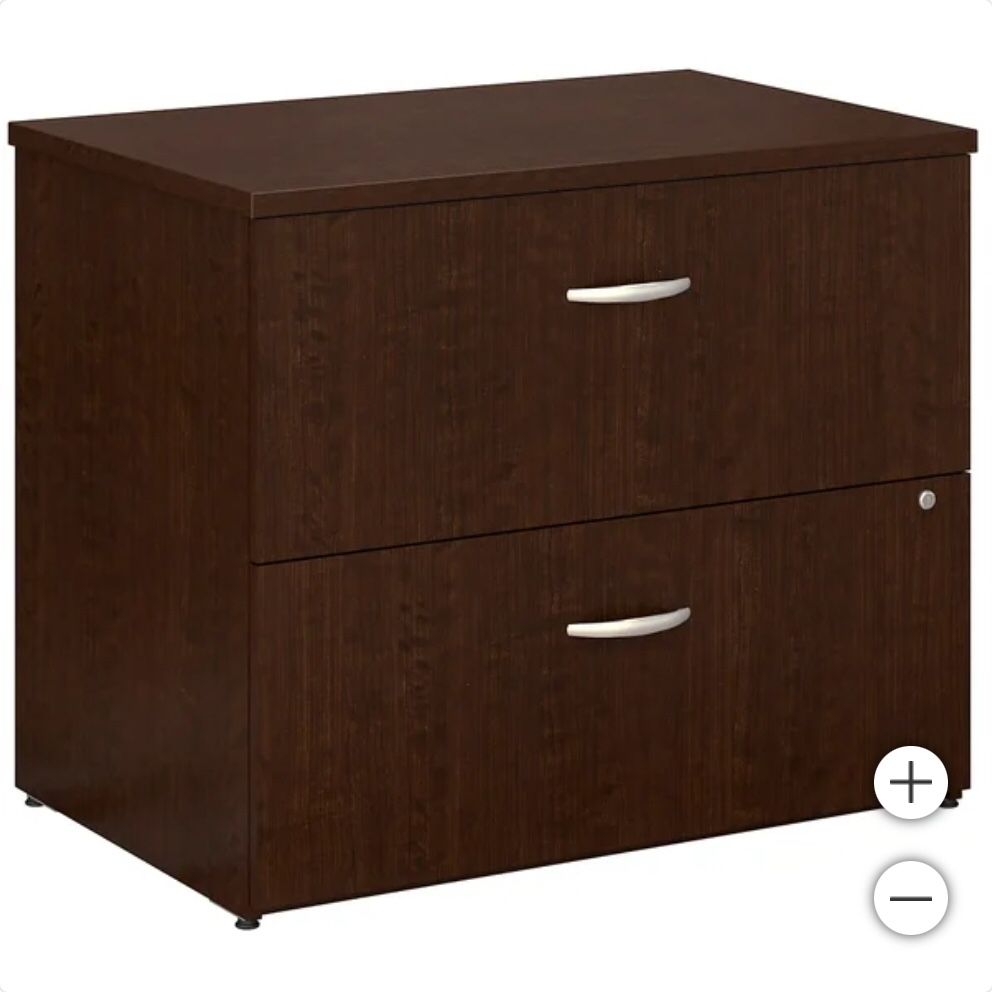 Bush Series C Lateral File - Mocha Cherry