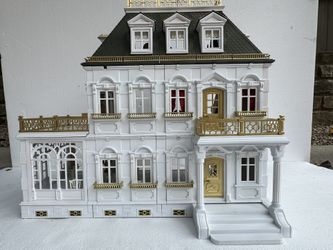 Playmobil Victorian Mansion Doll House Custom Painted