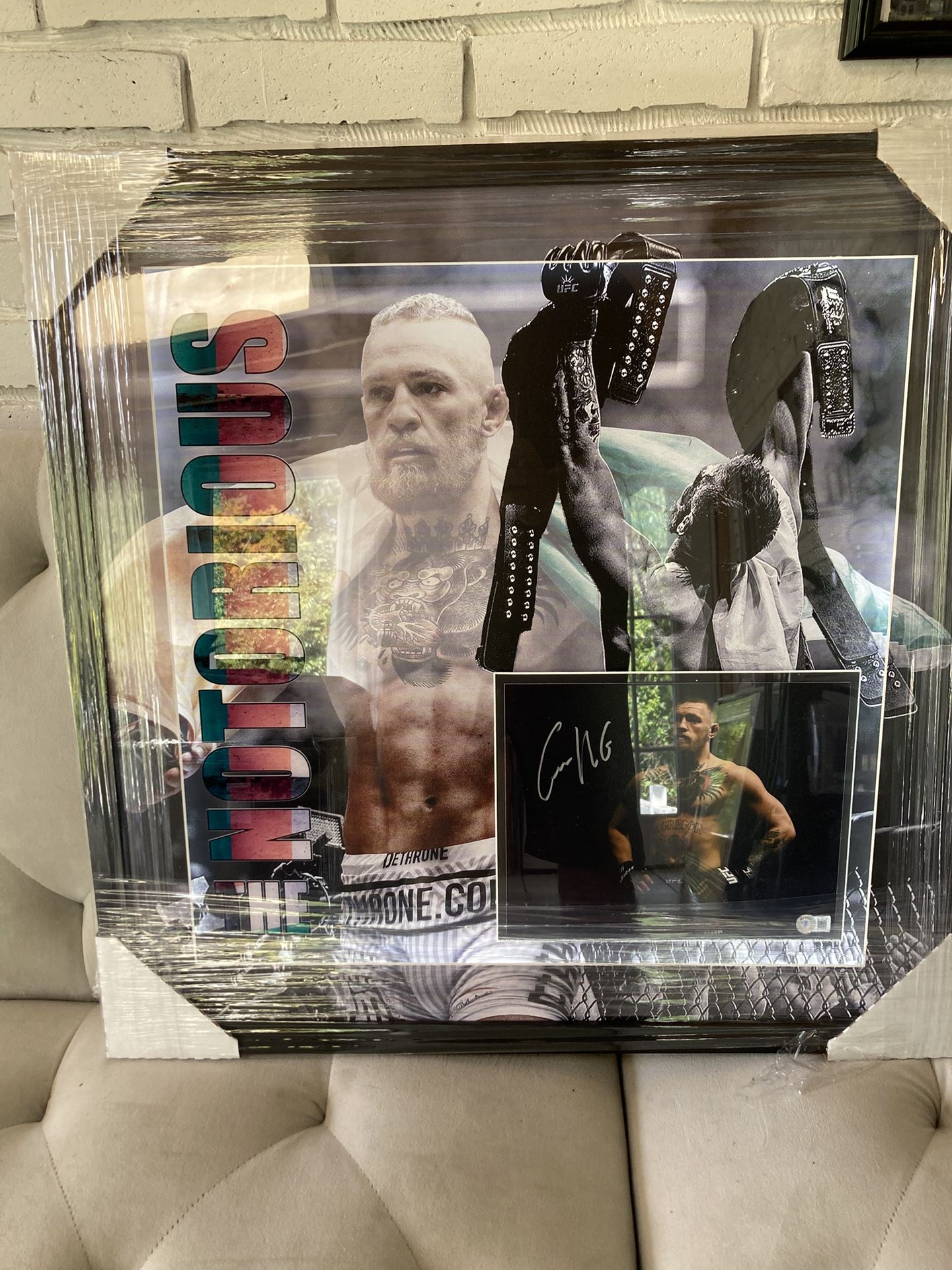 The Notorious Connor Mcgregor Signed Beckett Certified