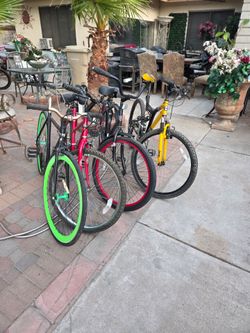 4 bicycles $75 each