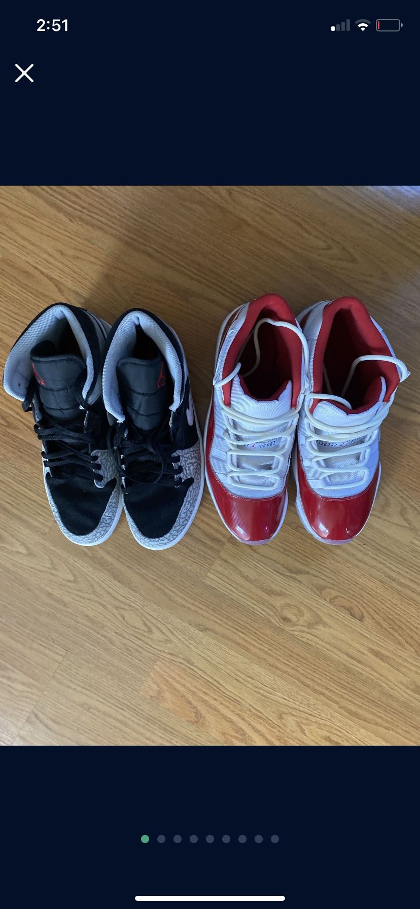 Jordan 11 Cherry & Jordan 1 Mid