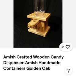 Amish Candy Or Liquor Dispenser