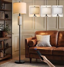 Floor Lamp with Remote and Dimmable Light