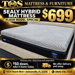 Sealy Hybrid Mattress – Floor Model 🚚WE DELIVER🚚