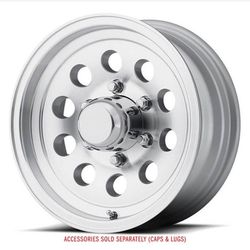 15X6, 6-Lug on 5.5" Aluminum S20 Trailer Wheels