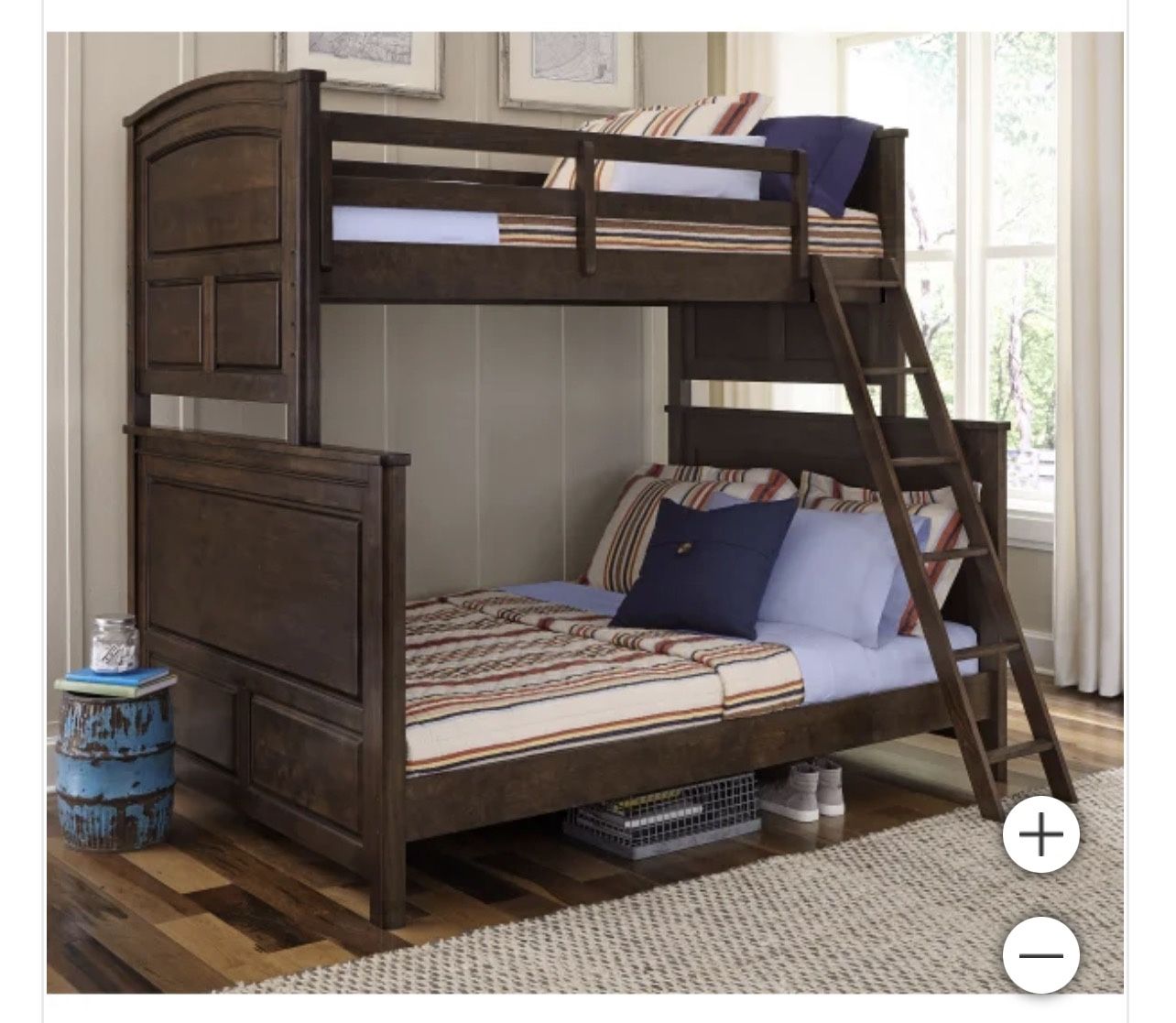 Brooklyn Twin Over Full Bunk Bed With Mattresses