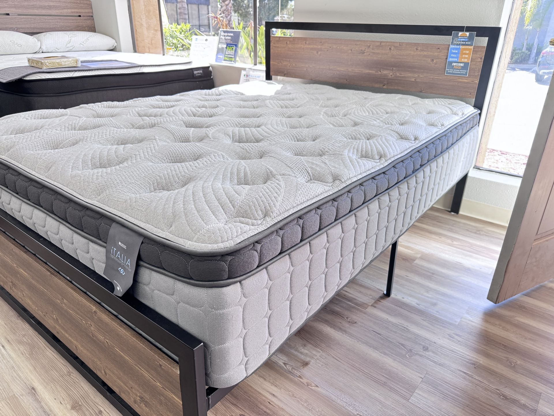 Floor Sample Queen Pillow Top Mattress Deal! REDUCED!