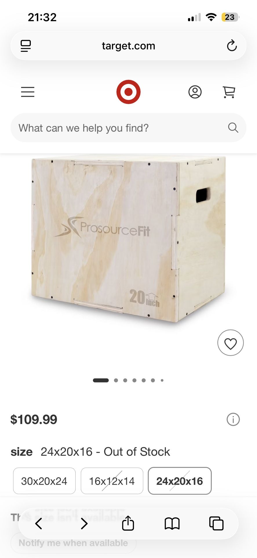 ProsourceFit 3-in-1 Wood Plyometric Jump Box,