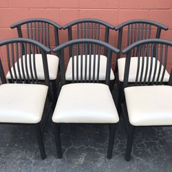 Office/Lobby Chairs, Set of 6