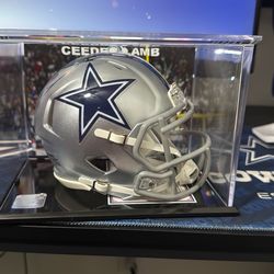 Cowboys Signed Mini Helmet