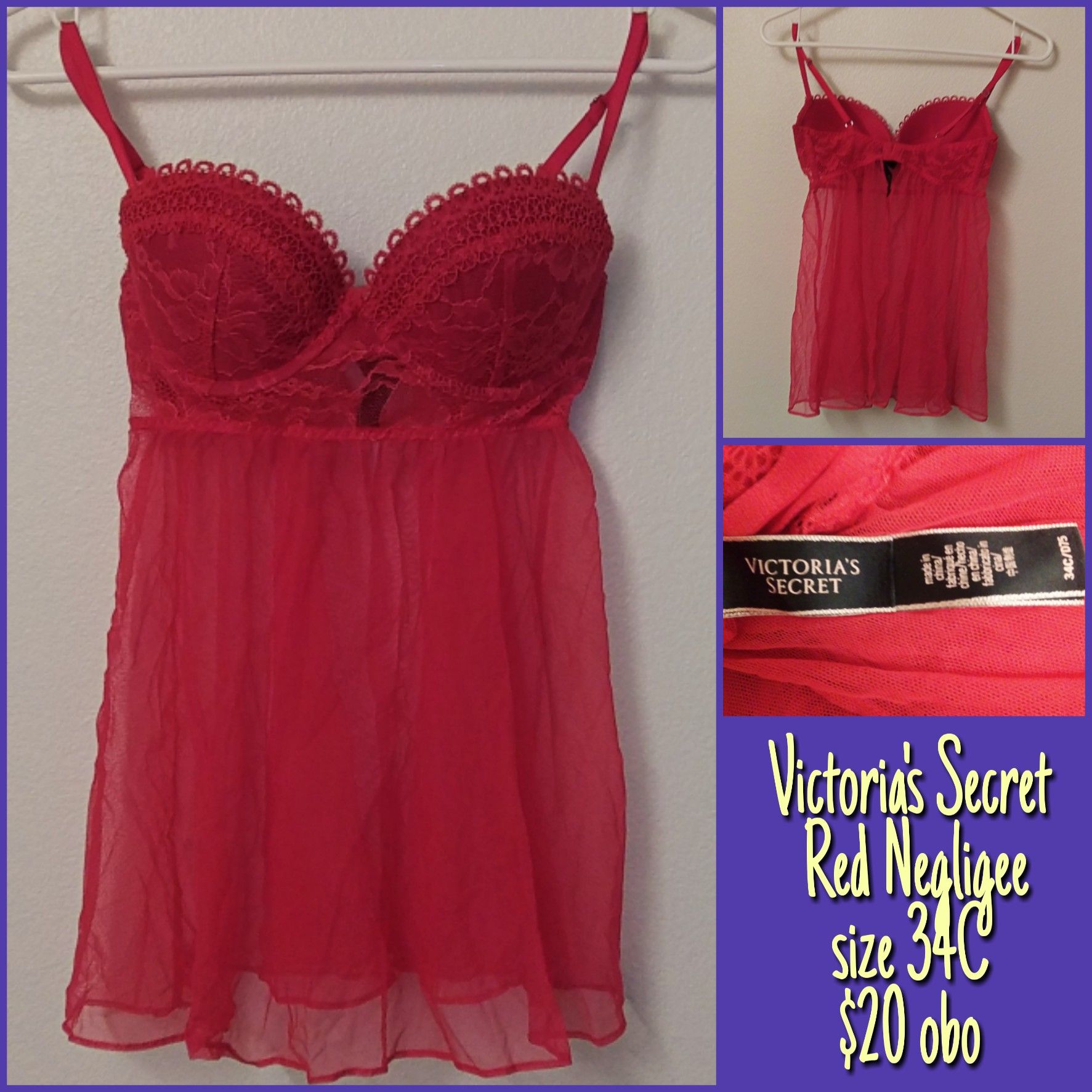 36C Victoria's Secret Red negligence