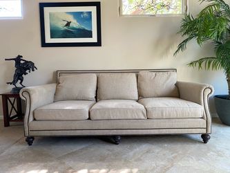 Premium Bernhardt Sofa with Nailed Trim