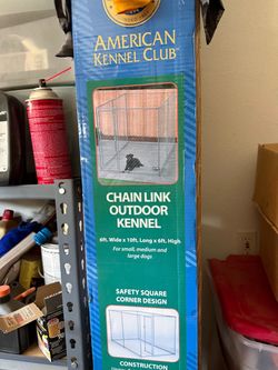 American Kennel Club Chain Link Outdoor Kennel