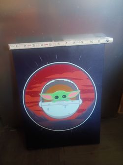 Star Wars Grogu Canvas Photo