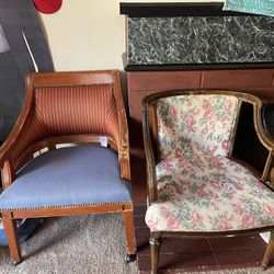 Two Vintage Chairs For Sale 
