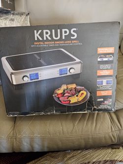 Brand New KRUPS Electric Grill Top Grill in box