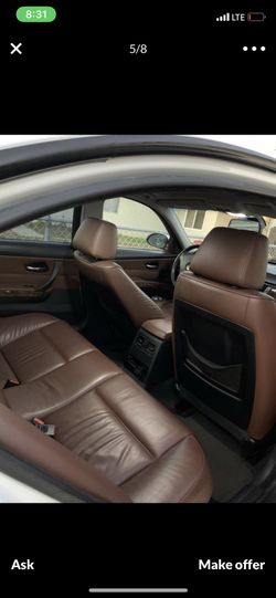 E90 07-09 bmw terra brown interior