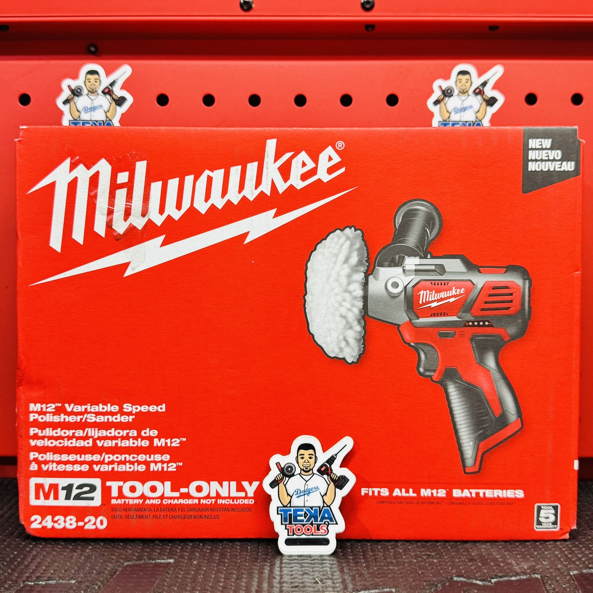Milwaukee M12 12V Lithium-Ion Cordless Variable Speed Polisher/Sander (Tool-Only)