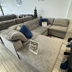 Beautiful Lima Gray Modular Sofa Set!$999!*SAME DAY DELIVERY*NO CREDIT NEEDED*EASY FINANCING*HUGE SALE*