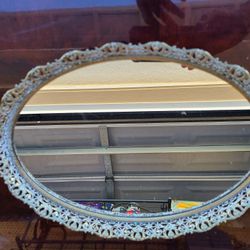 l vintage vanity tray