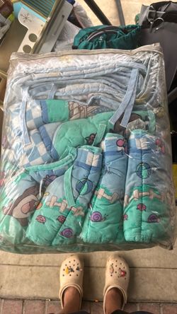 Vintage Baby Looney Tune Baby Crib Bedding Set with Bumpers
