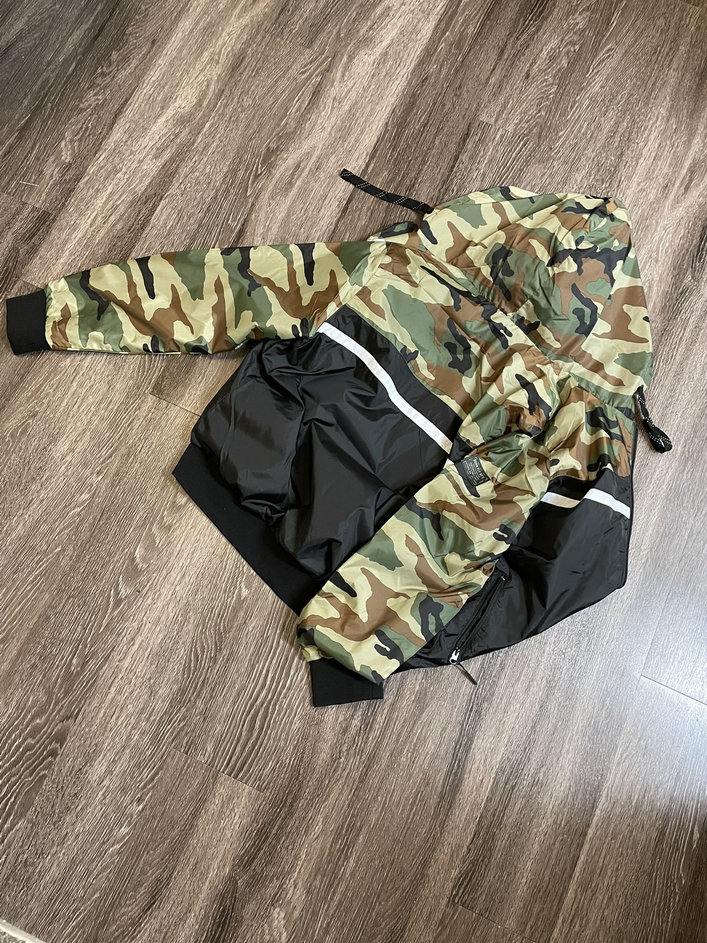 Camo Windbreaker Jacket