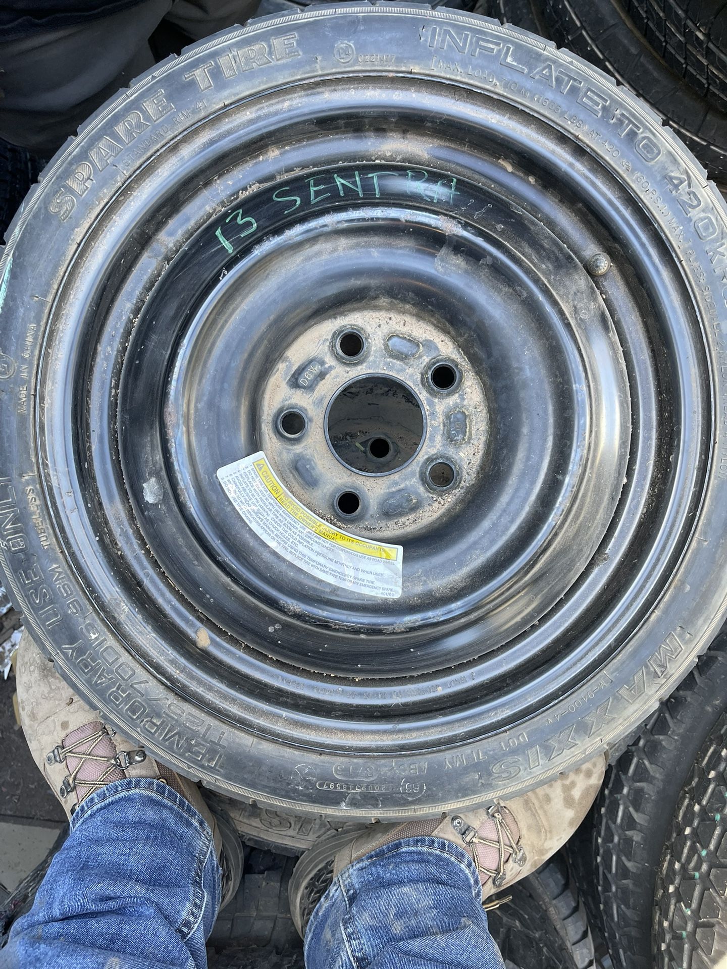 2013 Sentra 16 inch Spare Tire