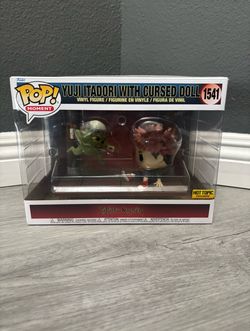 Funko Pop Moment Animation: Jujutsu Kaisen Itadori and Cursed Doll Collectible Vinyl Figure