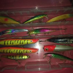 Asst Fishing Lures And Hooks