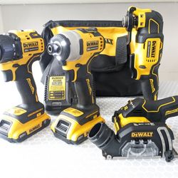 20V Max DeWalt 4 TOOL Contractor Set 
