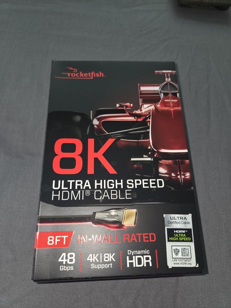 Rocketfish 8K HDMI Cable With DYNAMIC HDR