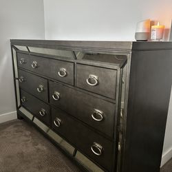 Grey Bedroom Dresser 