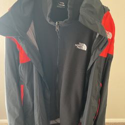 North Face HyVent 2-in-1 Waterproof Hooded Jacket (Size L)