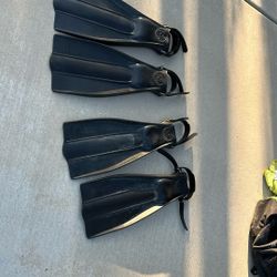Idi Power Fins - Rare Frogfoot  Model (2 Sets)
