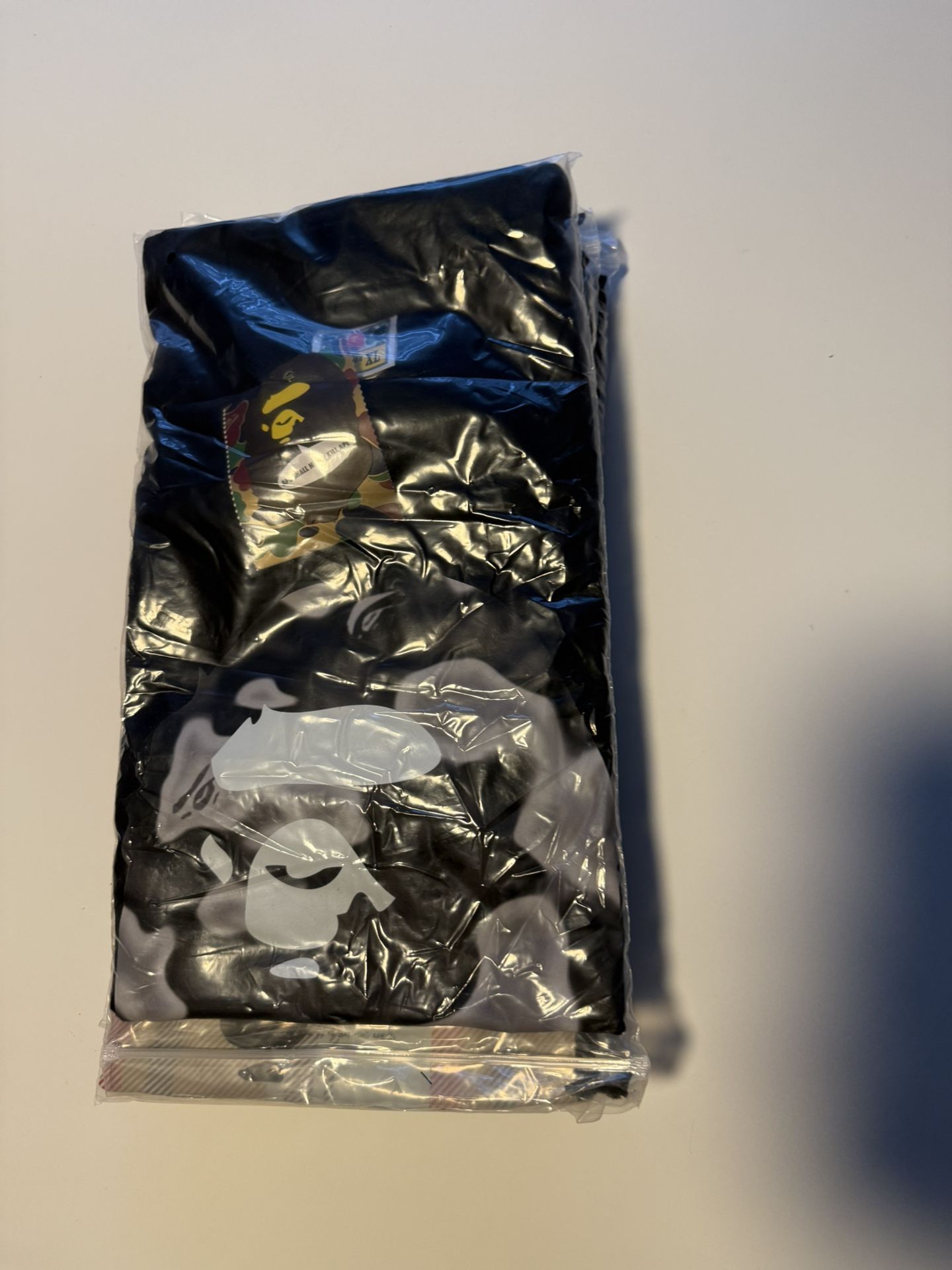 Grey And Black Bape Tee Shirt Size L