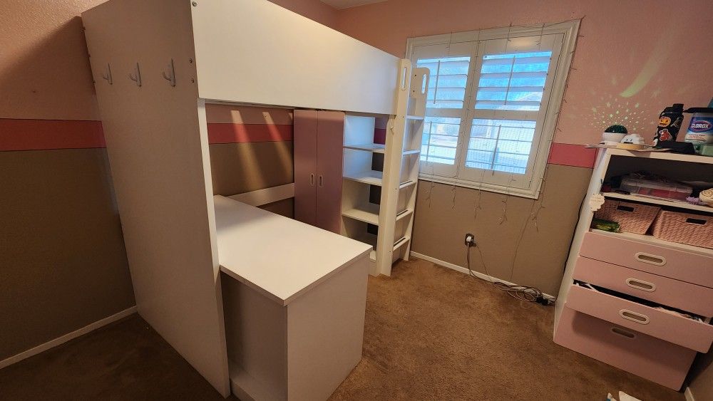 Ikea Stuva Loft Bed and Dresser