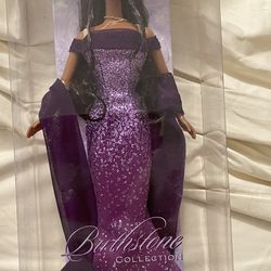 Barbie Mattel Birthstone Collection February Amethyst 