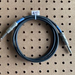 1/4” TS to 1/4” TS Instrumental Cable Pro Co MusicMover Cable – Made in USA 4,5 Feet