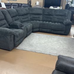 Power Recliners Sectional 