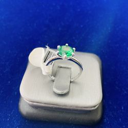 925 Silver With Cz Ring 
