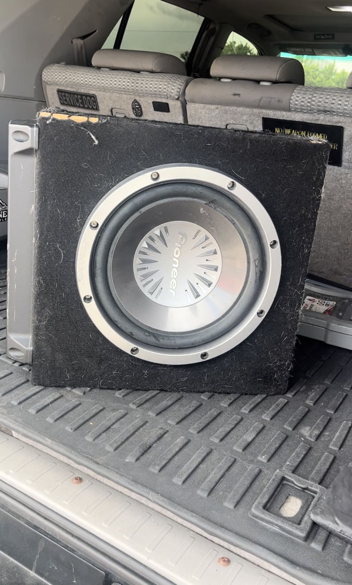 Subwoofer And Sony 600w Amp