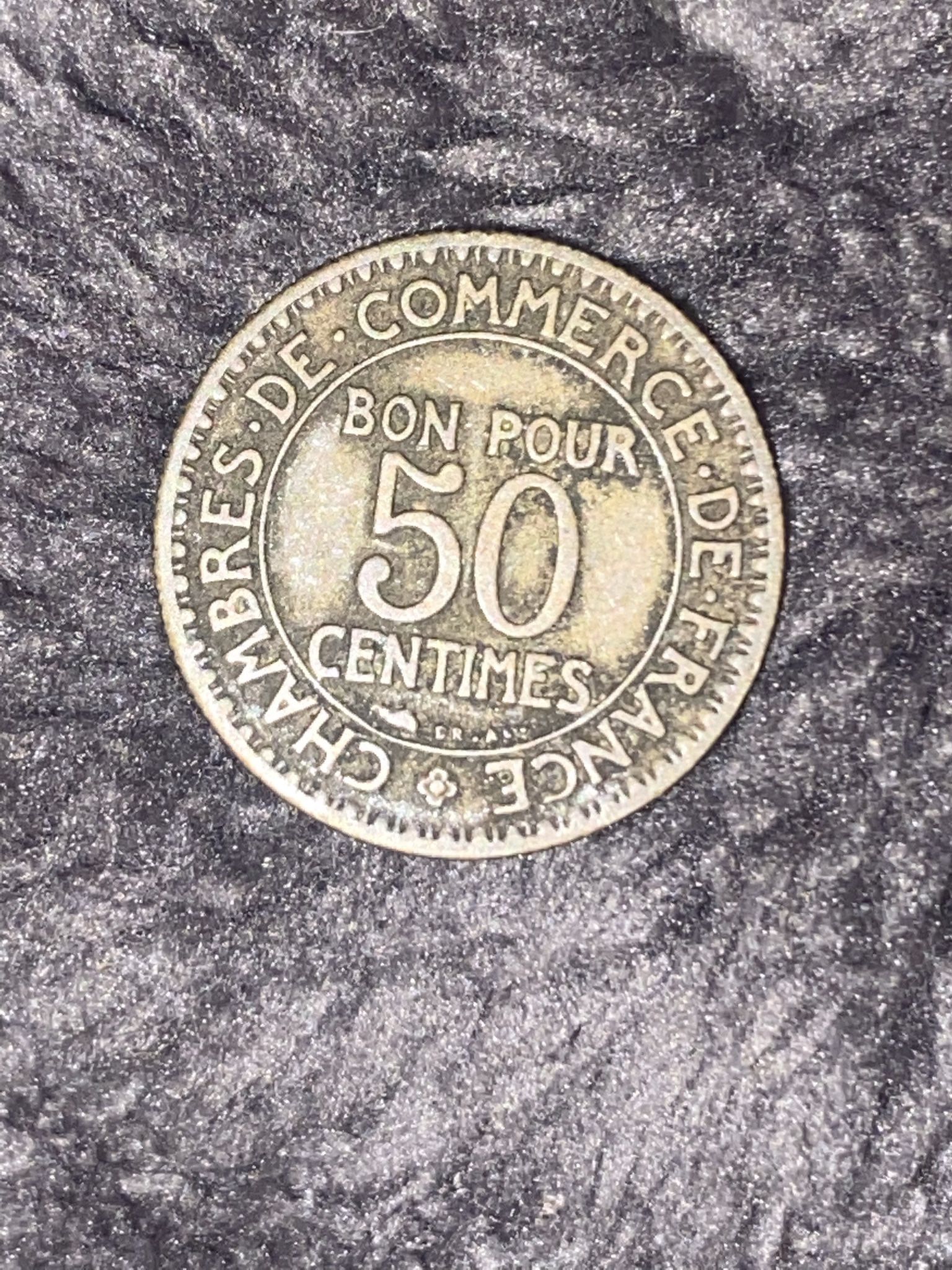 1925 Fifty Centimes