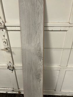 Gray Wood-Look Laminate Flooring Plank