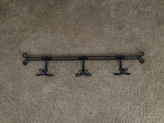 Longaberger wrought iron plate rack