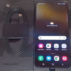 SAMSUNG GALAXY S22 PLUS 5G 128GB ANDROID NEW IN BOX UNLOCKED FOR T-MOBILE METRO AT&T CRICKET TELCEL MEXICO TIGO CLARO MOVISTAR BELIZE AFRICA LYCA MINT