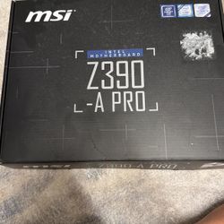 Z390 A Pro Brand New 
