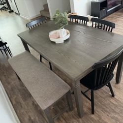 Dining Table With Bench