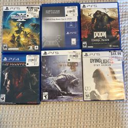 Ps5 Games And Pokémon Switch Games